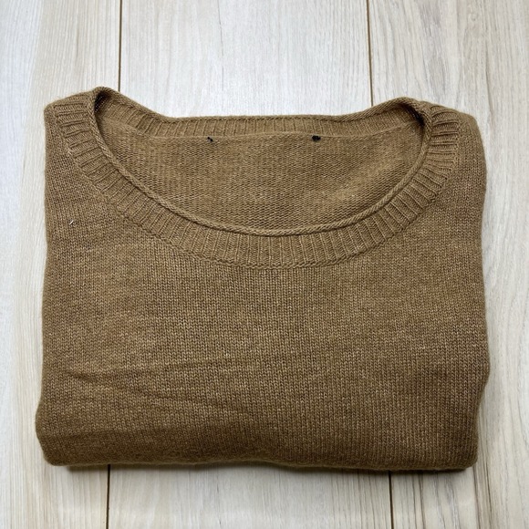Jenni Kayne Womens Wool Cashmere Crewneck Sweater Medium Stretch Casual